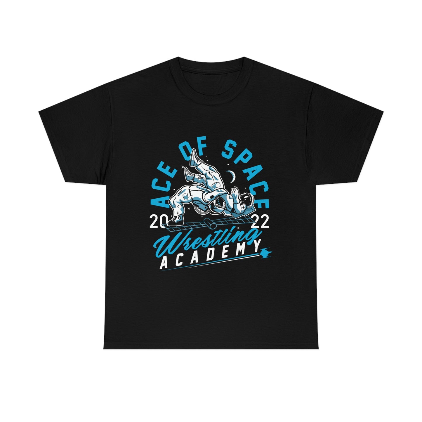 ACE OF SPACE WRESTLING ACADEMY EST. 2022 T-SHIRT - LSG